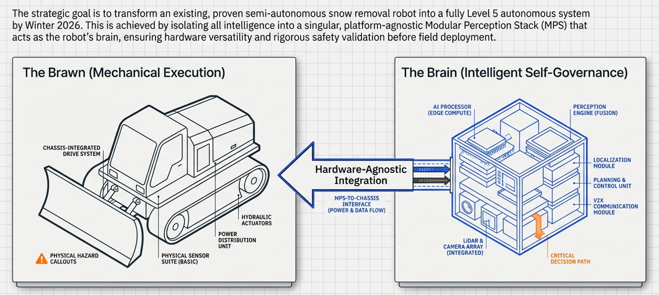 Modular Perception Stack: hardware-agnostic brain for Level 5 autonomy